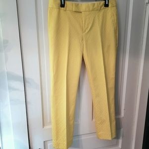 Banana Republic Ankle Crop Yellow/Butternut